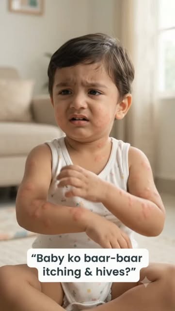 👶 Apke bachche ko baar-baar itching, red rashes ya hives ho rahe hain?

Urticaria (Hives) ko sirf a