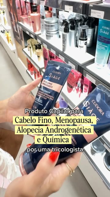 Se tem uma linha que eu uso, amo e indico, é a Siàge Volume Imediato, da @eudora 

E deixa eu te exp