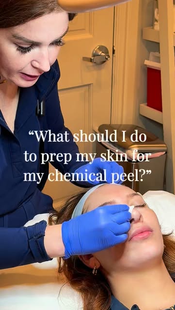 What you do before your chemical peel matters just as much as the peel itself. ✨

Getting your skin 