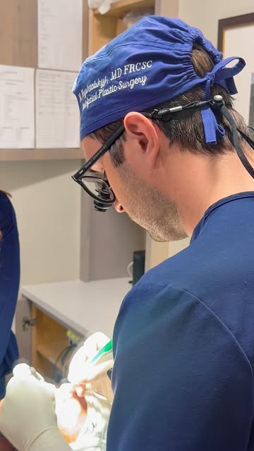 Follow along as Dr. Michael Kryshtalskyj performs an upper blepharoplasty to remove excess eyelid sk