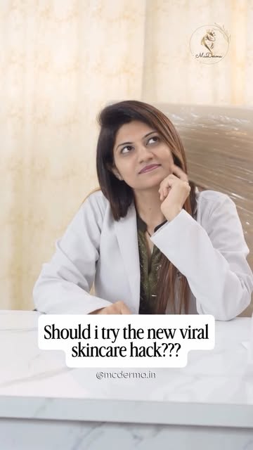 Your skin deserves care—not internet experiments! 💙

Not every viral skincare hack is meant for you
