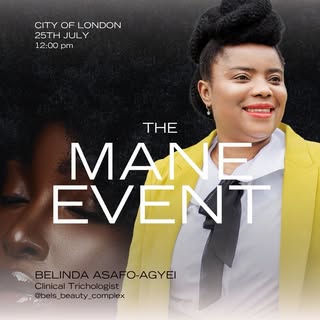 Introducing our next speaker for ✨The Mane Event, @bels_beauty_complex! 💫

Belinda Asafo-Agyei is a