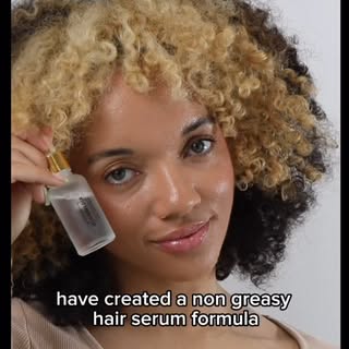 Hair goals, simplified! ✨ Our Growth Boost Serum is non-greasy and perfect for use on wash days or i