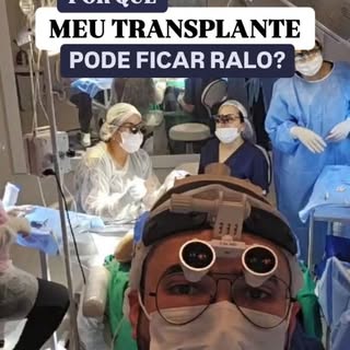 Por que o seu transplante capilar pode parecer ralo?😐

➡️Mesmo que o médico coloque os fios o mais 