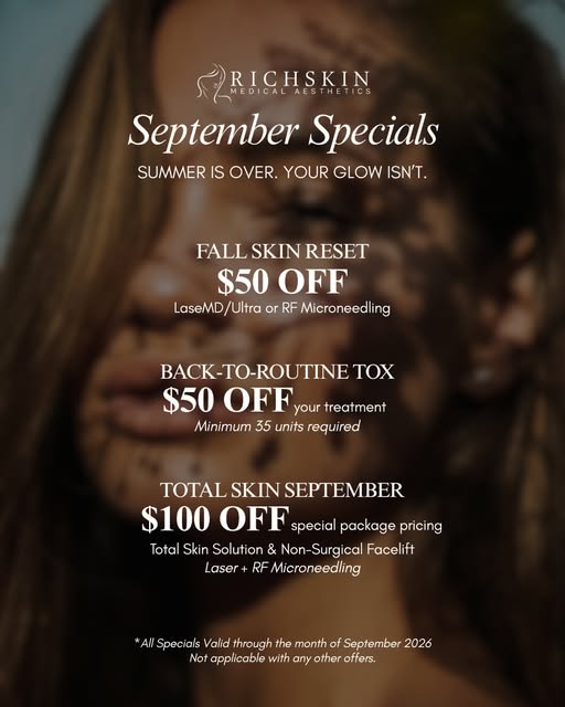 NEW SPECIALS ARE HERE 🙌🍂

Book your fall reset with our amazing team!