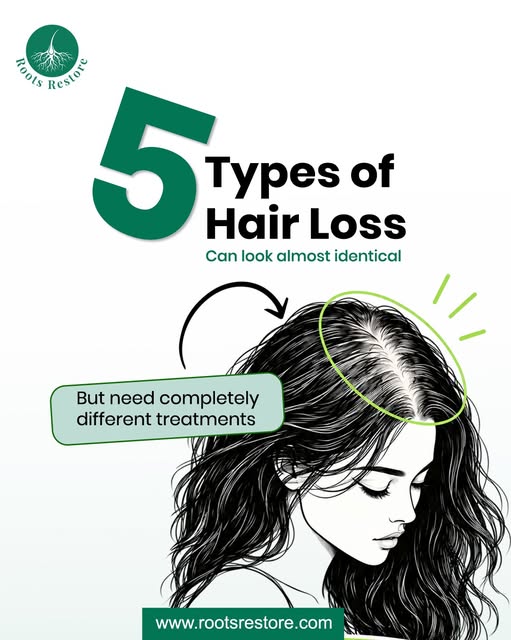 Hair loss may look similar, but the cause and the treatment can be completely different. 

From Telo