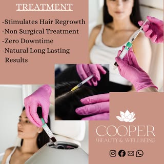 Scalp PRP has soo many benefits these’s are just a few of them 🤩 

Book on our website or contact u