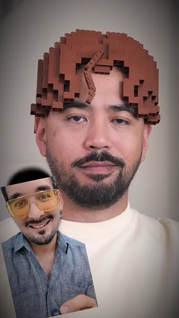 Cuando el ingenio no puede contra la genética...
El Dr. reacciona a este intento de peluca de LEGO. 