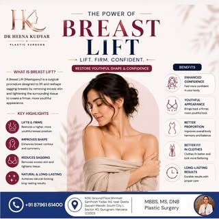 ✨ Lift. Firm. Feel Like You Again. ✨

A breast lift (mastopexy) is designed to restore a youthful, f