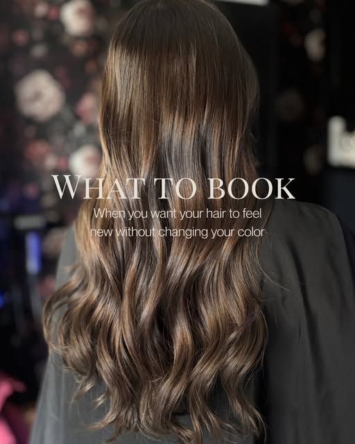 Not quite ready for a color yet? Swipe through to see what you can do to make your hair look & FEEL 
