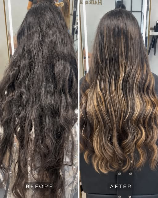Dark hair, kissed with caramel and honey 🍯✨

This Caramel Honey Balayage added warmth, brightness, 