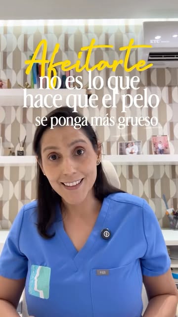 Mito: afeitarte hace que el pelo crezca más grueso / Realidad: el folículo no cambia, solo es una il