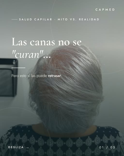 Las canas no se "curan"... pero esto sí las puede retrasar 👇

Que te salgan canas es genético: es t