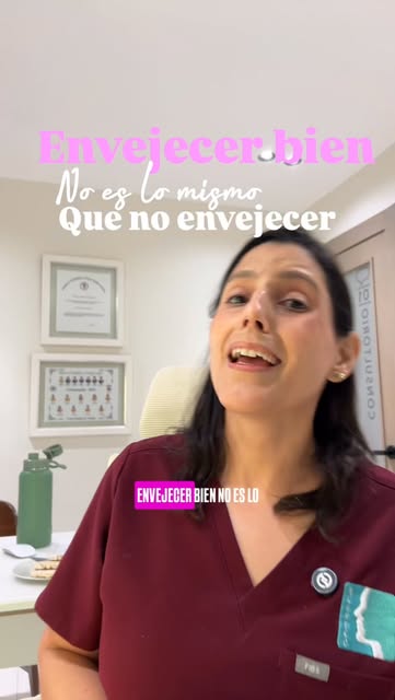 Envejecer bien no es lo mismo que no envejecer.

En consulta me piden “borrarme los años”, y yo pref