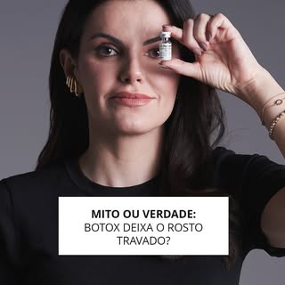 Você evita o botox com medo de ficar com aquele rosto "sem expressão"?

Faz todo sentido você se pre
