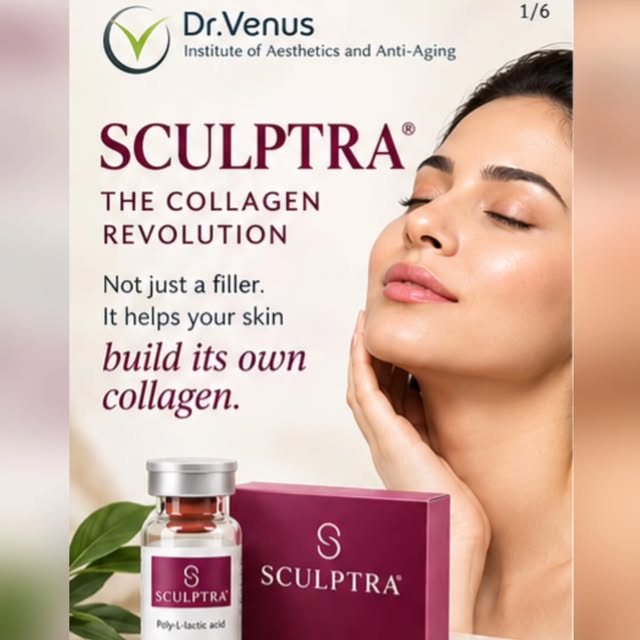 ✨ SCULPTRA® — THE COLLAGEN REVOLUTION
What if instead of simply adding volume, you could stimulate y