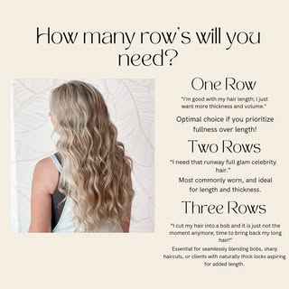 When booking a consultation with me, I always go over your what your looking for long term for your 