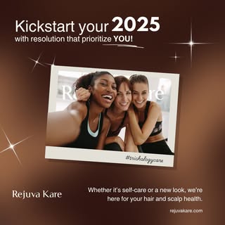 🎉 Hello, 2025! It’s time to shine, starting with your hair. ✨ Let’s nourish, rejuvenate, and glow t