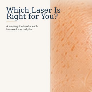 Not every laser does the same thing. And stronger doesn’t automatically mean better.

Pigment. Acne 