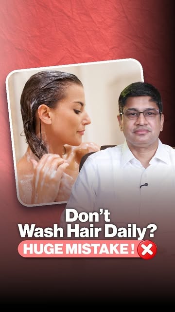 Skipping hair wash day doesn’t save your strands—it just hoards them. 🚿👀

Give your scalp room to 