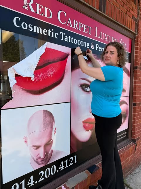 Took down store signage after requesting breathing meds from Teresa Kenny Orangetown supervisor to h
