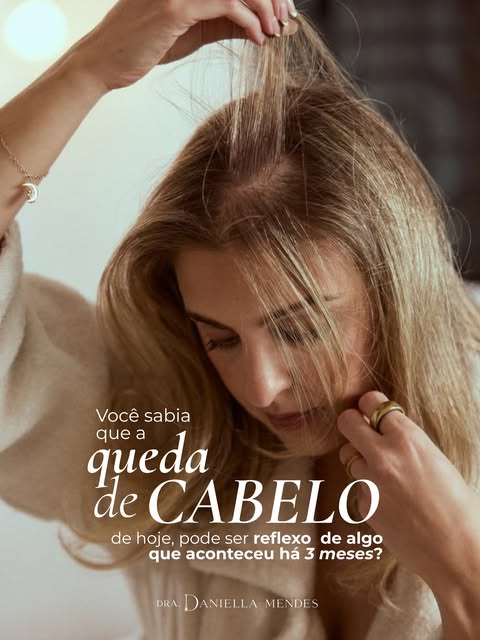 Nem sempre a queda de cabelo começa no momento em que você percebe os fios caindo: uma infecção, uma