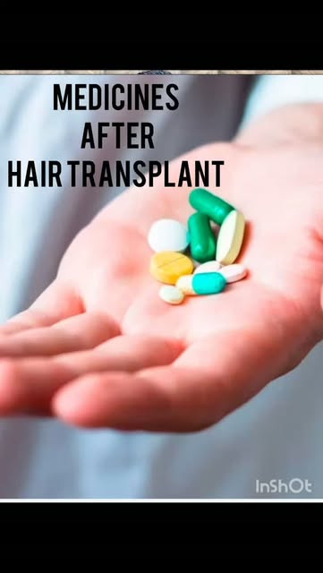 Medicines after HAIR TRANSPLANT #hairtransplant #prp #exosomes #hairfall #hairtreatment