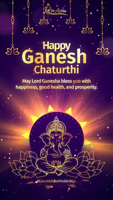 🙏 Welcoming Lord Ganesha with faith, positivity and new beginnings. ✨

May Bappa bless you and your