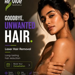 Goodbye, unwanted hair. Hello, smoother-looking skin. ✨

Laser Hair Removal at Revive Aesthetics is 