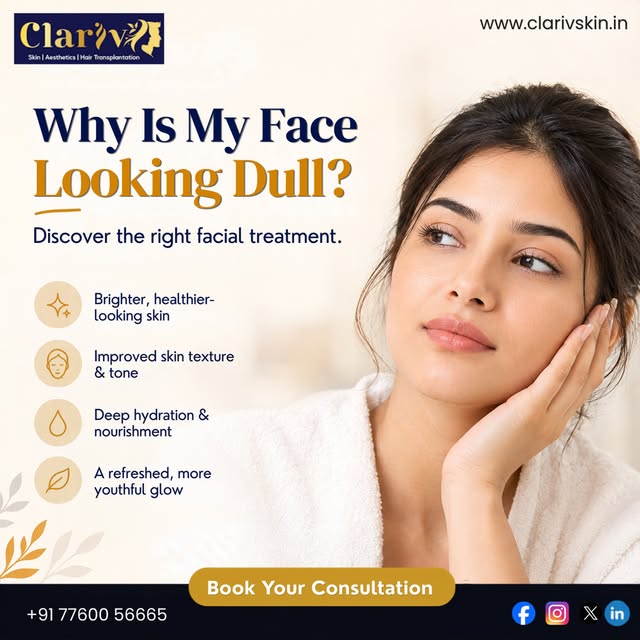 Dull, tired-looking skin can be caused by dryness, dehydration, dead skin buildup, or everyday envir
