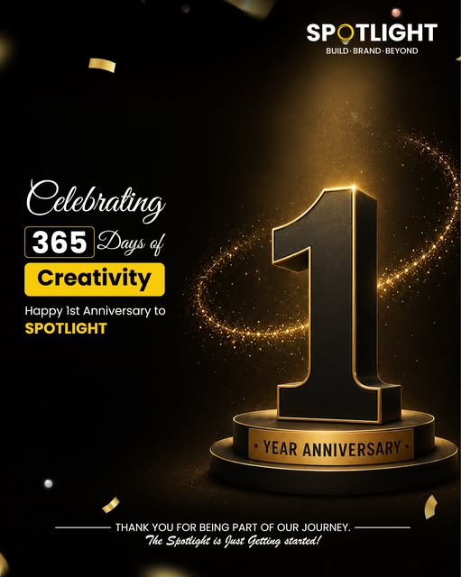 Started with a vision.
Built with passion.
Powered by an incredible team. ❤️

SPOTLIGHT — 1 YEAR. ✨
