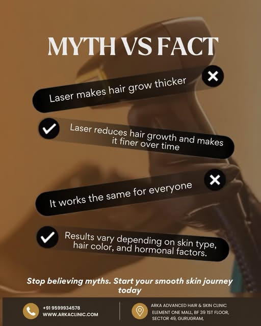 Stop believing the myths and start your smooth skin journey today. Laser hair reduction is designed 