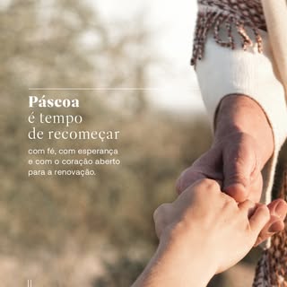 Há momentos em que a vida convida ao silêncio, à pausa e à renovação.
A Páscoa é um desses momentos.
