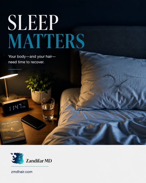 Could your sleep affect your hair?

Sleep is an important part of overall health, and your body uses