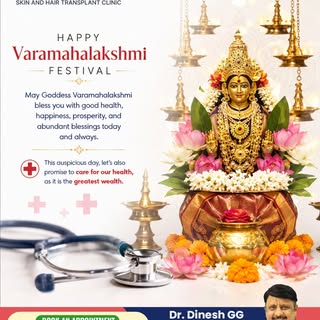 ✨ Happy Varamahalakshmi Vratham ✨

May Goddess Varalakshmi bless your home with endless happiness, p
