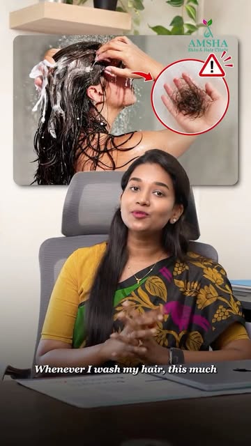 Seeing hair in the shower? Don’t panic! Not every strand means hair loss.

Losing around 50–100 stra