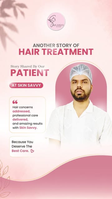 A patient testimonial from Bihar ❤️

He shares his experience with hair treatment at Skin Savvy, the