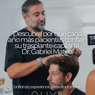 Confianza, experiencia y resultados naturales🩺💆🏻‍♂️
Cada año, más pacientes eligen al Dr. Gabriel