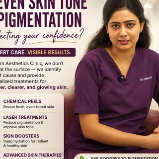 Uneven skin tone and pigmentation affecting your confidence? ✨

At Bloom Aesthetics Clinic, we don’t