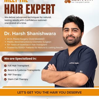 Meet Dr. Harsh Shanishwara – your trusted expert in advanced hair transplant techniques, delivering 