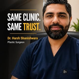 Same clinic many of you trust — now led by Dr. Harsh Shanishwara.
Hair transplant is not about fancy