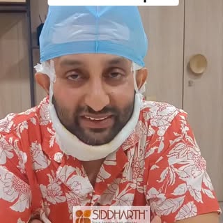 Patient’s own words after his hair transplant procedure at Siddharth Hair Transplant Centre, Surat.
