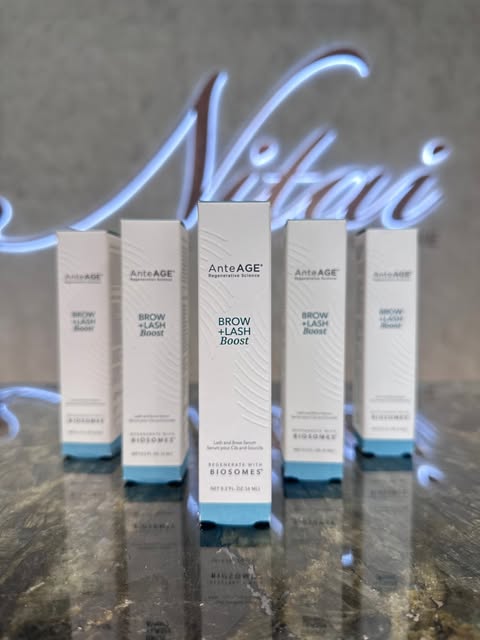 AnteAGE Brow & Lash Boost is formulated to condition and nourish brows and lashes as part of your da