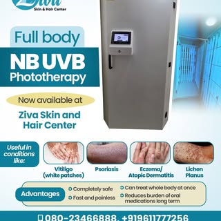 Introducing Full Body NB-UVB Phototherapy at Ziva Skin & Hair Center

A safe, effective & painless t