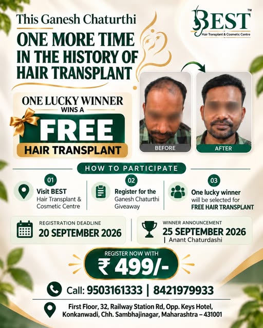 🪔✨ This Ganesh Chaturthi, celebrate a NEW BEGINNING! ✨🪔

Hair loss can affect more than just your 