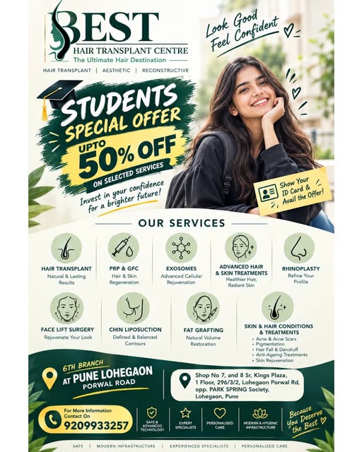 🎓✨ Students, this one’s for you!

Step into a more confident version of yourself with our Students 