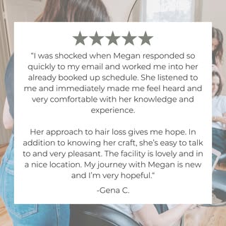 I’m always honored when someone trusts me with the start of their hair restoration journey. This cli