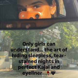 To all girls… you are not alone, behind every composed face is a story untold 🖤