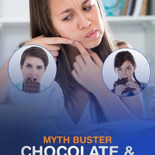 Does chocolate really cause pimples? 🍫👀

Not exactly. Acne is mainly linked to hormones, excess oi