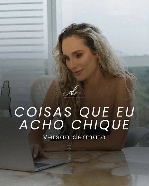 Acho chique quem entende que cuidar da pele vai muito além de seguir tendências.

É escolher bons pr
